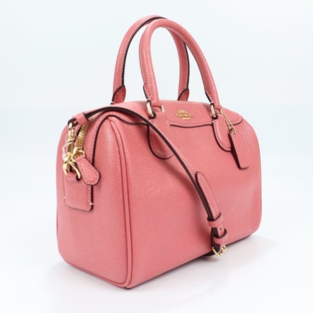 Mini Bennett Peony Glitter Satchel Bag F31377 - Picture 9 of 16